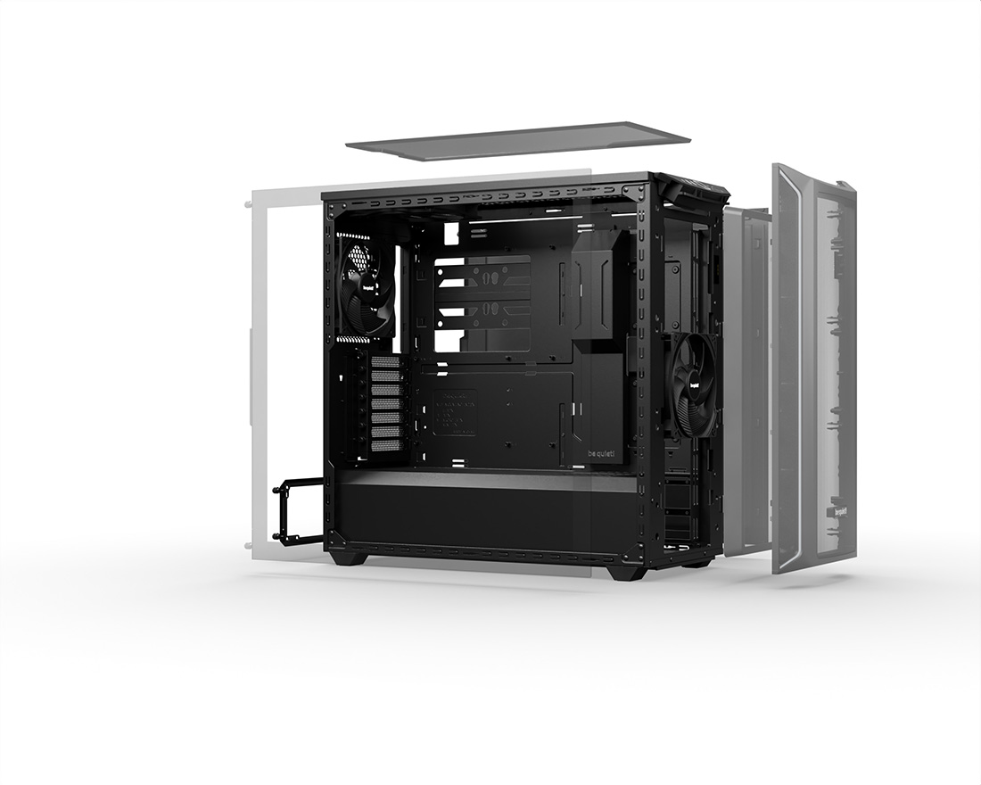 SHADOW BASE 800 DX | Black silent PC cases from be quiet!